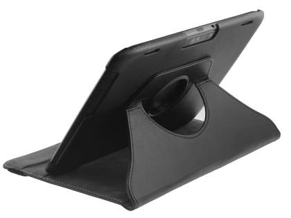 Premium Slim Synthetic Leather Swivel Flip Case for Motorola XOOM 2 10.1 - Black