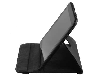 Premium Slim Synthetic Leather Swivel Flip Case for Motorola XOOM 2 10.1 - Black