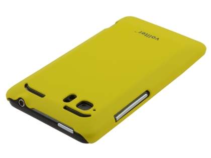 Vollter HTC Velocity 4G Ultra Slim Rubberised Case - Canary Yellow