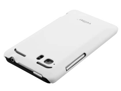 Vollter HTC Velocity 4G Ultra Slim Rubberised Case - Pearl White