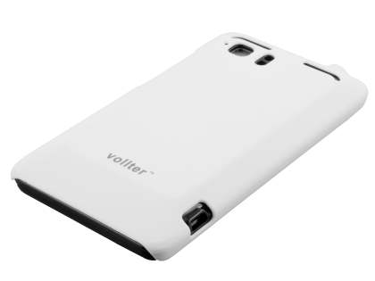 Vollter HTC Velocity 4G Ultra Slim Rubberised Case - Pearl White