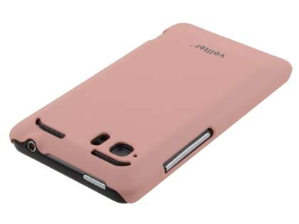 Vollter HTC Velocity 4G Ultra Slim Rubberised Case - Baby Pink