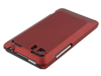 Vollter HTC Velocity 4G Ultra Slim Rubberised Case - Burgundy Red