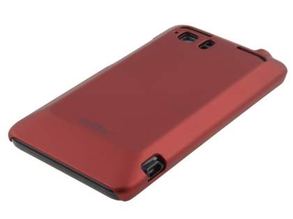 Vollter HTC Velocity 4G Ultra Slim Rubberised Case - Burgundy Red