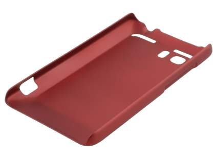 Vollter HTC Velocity 4G Ultra Slim Rubberised Case - Burgundy Red