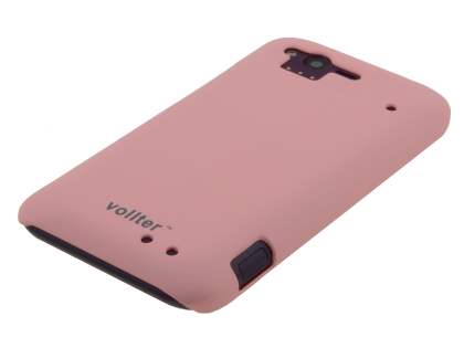 Vollter HTC Rhyme Ultra Slim Rubberised Case - Baby Pink