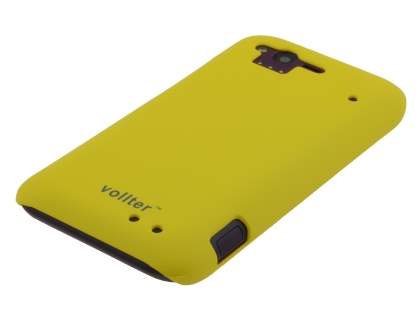 Vollter HTC Rhyme Ultra Slim Rubberised Case - Canary Yellow