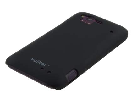 Vollter HTC Rhyme Ultra Slim Rubberised Case - Classic Black