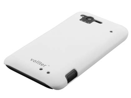 Vollter HTC Rhyme Ultra Slim Rubberised Case - Pearl White