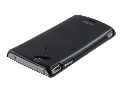 Vollter Ultra Slim Glossy Case for Sony Ericsson XPERIA Arc/Arc S - Classic Black