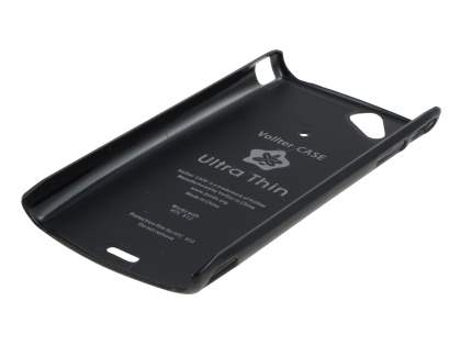 Vollter Ultra Slim Glossy Case for Sony Ericsson XPERIA Arc/Arc S - Classic Black