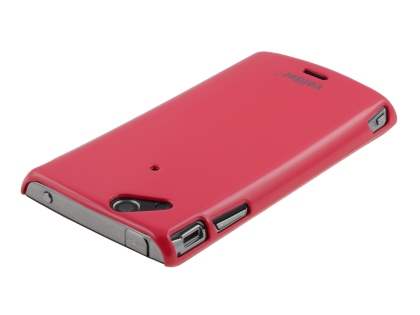 Vollter Ultra Slim Glossy Case for Sony Ericsson XPERIA Arc/Arc S - Amaranth Red