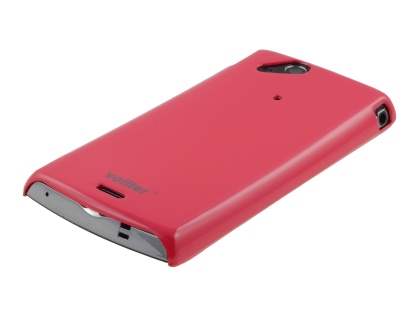 Vollter Ultra Slim Glossy Case for Sony Ericsson XPERIA Arc/Arc S - Amaranth Red