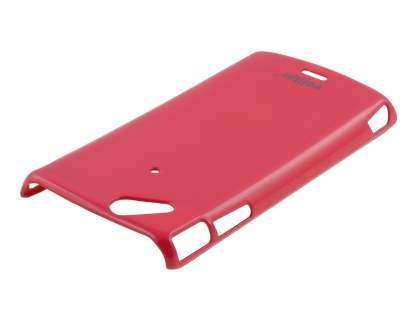 Vollter Ultra Slim Glossy Case for Sony Ericsson XPERIA Arc/Arc S - Amaranth Red