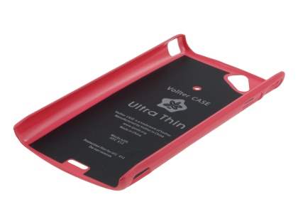 Vollter Ultra Slim Glossy Case for Sony Ericsson XPERIA Arc/Arc S - Amaranth Red