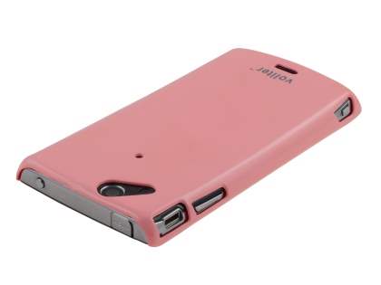 Vollter Ultra Slim Glossy Case for Sony Ericsson XPERIA Arc/Arc S - Baby Pink