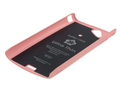 Vollter Ultra Slim Glossy Case for Sony Ericsson XPERIA Arc/Arc S - Baby Pink