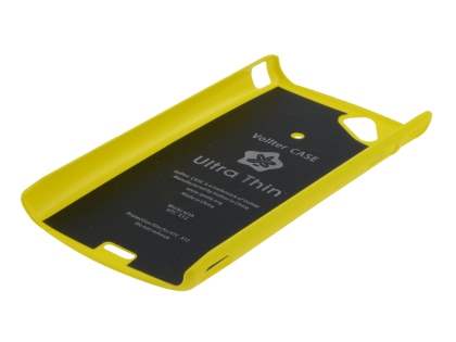 Vollter Ultra Slim Glossy Case for Sony Ericsson XPERIA Arc/Arc S - Canary Yellow