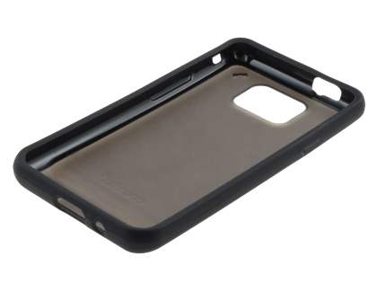 COCASES Dual-Design Case plus Screen Protector for Samsung I9100 Galaxy S2 - Black/Grey