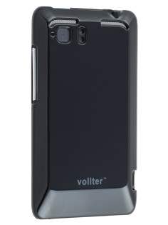 Vollter Ultra Slim Glossy Case for HTC Velocity 4G - Classic Black