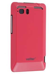Vollter Ultra Slim Glossy Case for HTC Velocity 4G - Amaranth Red