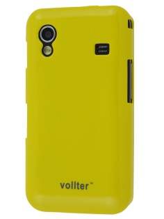 Vollter Ultra Slim Glossy Case for Samsung Galaxy Ace S5830 - Canary Yellow