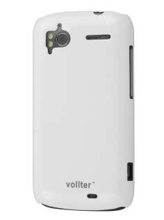 Vollter Ultra Slim Glossy Case for HTC Sensation - Pearl White