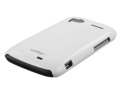 Vollter Ultra Slim Glossy Case for HTC Sensation - Pearl White