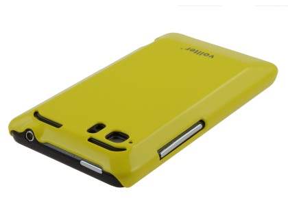 Vollter Ultra Slim Glossy Case for HTC Velocity 4G - Canary Yellow