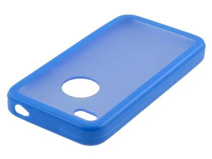 Dual-Design Case for iPhone 4S/4 - Sky Blue/Frosted Blue