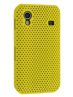 Samsung Galaxy Ace S5830 Slim Mesh Case - Canary Yellow