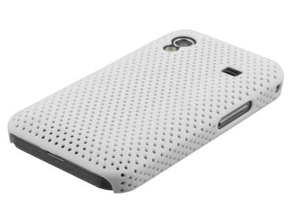 Samsung Galaxy Ace S5830 Slim Mesh Case - Pearl White