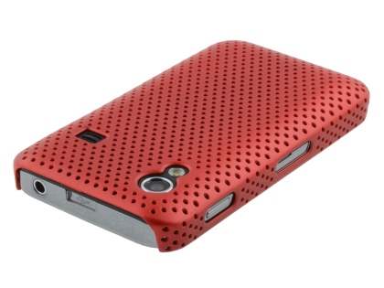 Samsung Galaxy Ace S5830 Slim Mesh Case - Red