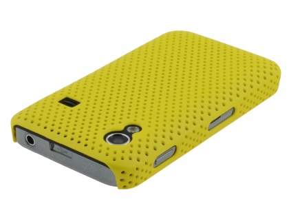 Samsung Galaxy Ace S5830 Slim Mesh Case - Canary Yellow