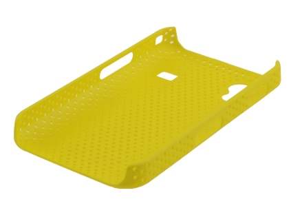 Samsung Galaxy Ace S5830 Slim Mesh Case - Canary Yellow