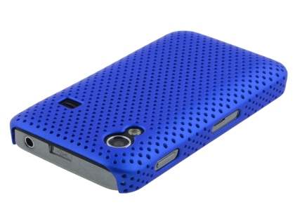 Samsung Galaxy Ace S5830 Slim Mesh Case - Ocean Blue