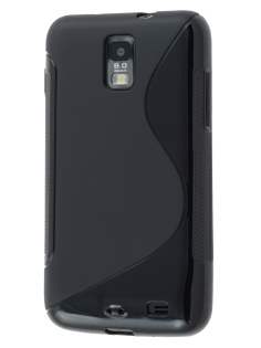 Samsung I9210T Galaxy S II 4G Wave Case - Classic Black Soft Cover