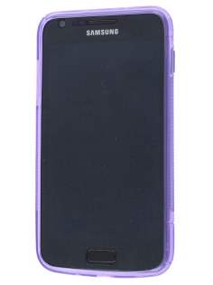 Samsung I9210T Galaxy S II 4G Wave Case - Frosted Purple/Purple