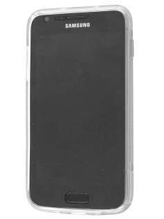 Samsung I9210T Galaxy S II 4G Wave Case - White/Frosted Clear