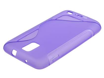 Samsung I9210T Galaxy S II 4G Wave Case - Frosted Purple/Purple
