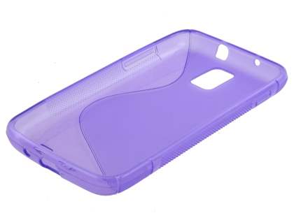 Samsung I9210T Galaxy S II 4G Wave Case - Frosted Purple/Purple