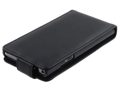 Genuine Leather Flip Case for LG Prada 3.0 - Black