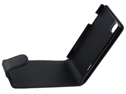 LG Prada 3.0 Synthetic Leather Flip Case - Classic Black