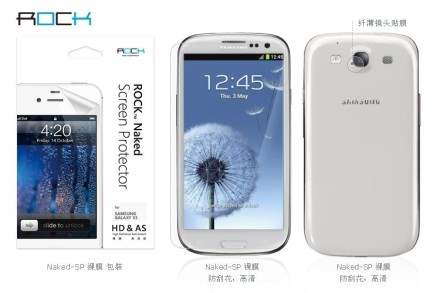 ROCK Samsung I9300 Galaxy S3 Naked HD & AS Screen Protector