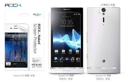 ROCK Naked HD & AS Screen Protector for Sony LT26i Xperia S