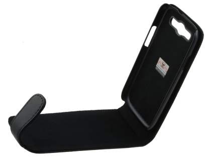 Samsung I9300 Galaxy S3 Genuine Leather Flip Case - Classic Black
