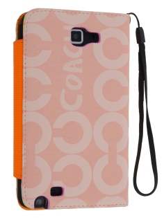 Stylish Synthetic Leather C Wallet Case with Strip for Samsung I9220 Galaxy Note - Baby Pink Stylish Synthetic Leather C Wallet Case with Strip for Samsung I9220 Galaxy Note - Baby Pink