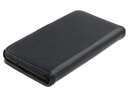 Samsung I9100 Galaxy S2 Slim Synthetic Leather Wallet Case with Stand - Classic Black