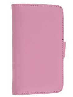 Samsung I9100 Galaxy S2 Synthetic Leather Wallet Case - Baby Pink