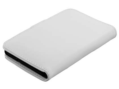 Samsung I9100 Galaxy S2 Synthetic Leather Wallet Case - Pearl White